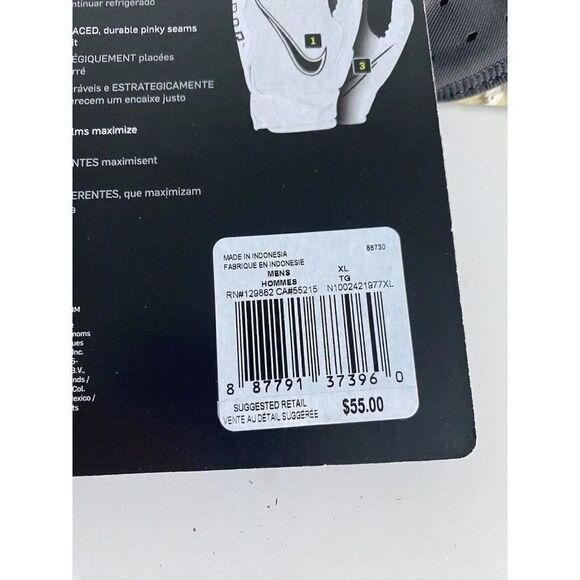 Nike Vapor Jet 6.0 Salute to Service Football Receiver Gloves Camo Men’s Size XL - Picture 6 of 10